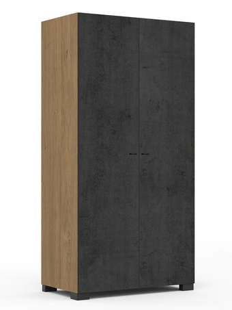 Schrank 100 Concrete Oak