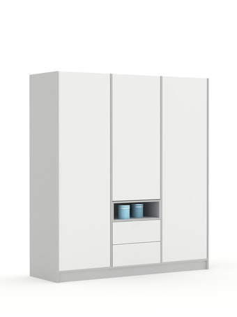 Schrank 180-2-60/200 White Grey