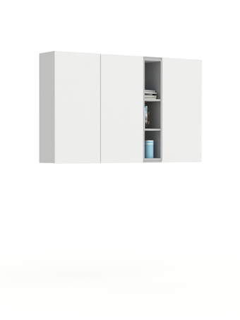 Hängeschrank 1650-30 White Grey