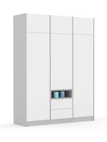 Schrank 180-2-60/240 White Grey