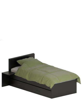 Bett 120x200 Dark