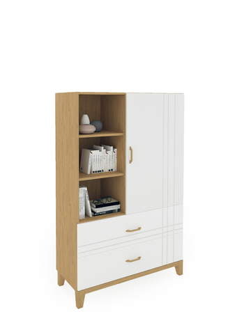 Regal niedrig 100 Hygge Oak