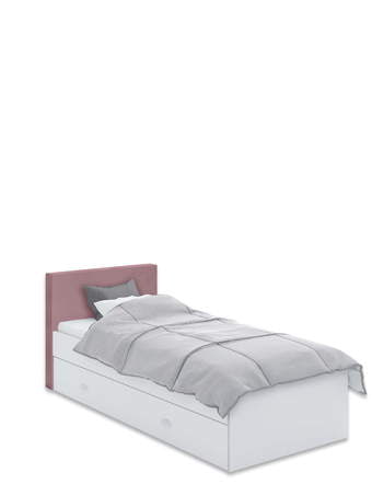 Polsterbett 90x200 White