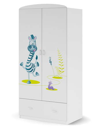 Schrank 90 S Happy Animals White