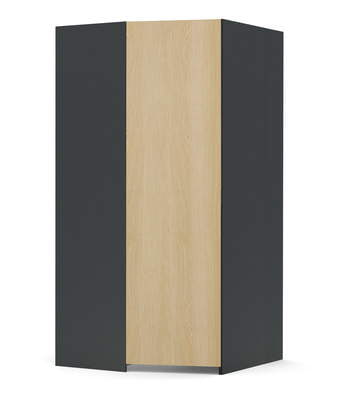Garderobe L Concrete Dark
