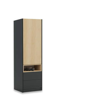 Schrank 60-2-60L/200 Concrete Dark