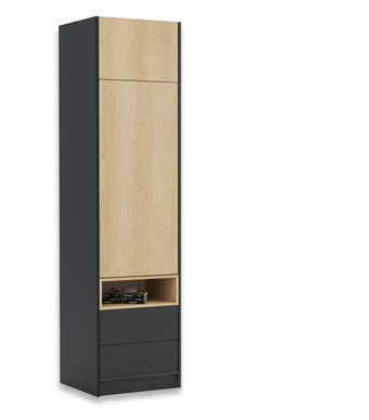 Schrank 60-2-60L/240 Concrete Dark