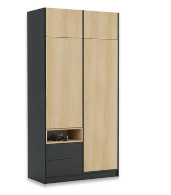 Schrank 120-2-60/240 Concrete Dark
