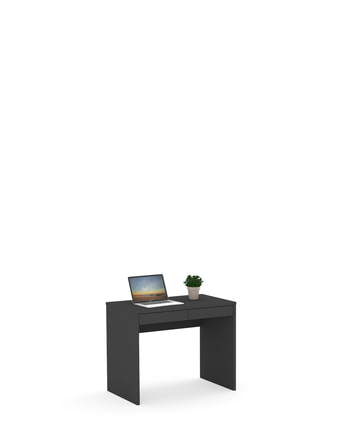 Schreibtisch 95 mit Schubladen Mode Dark