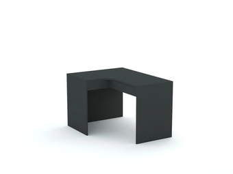 Eckschreibtisch B58 125x95 links Anthracite