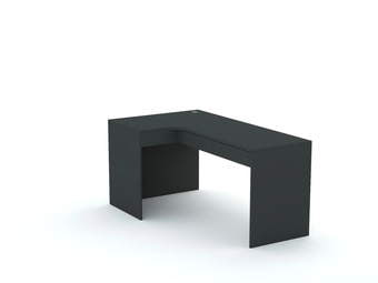 Eckschreibtisch B58 165x95 links Anthracite