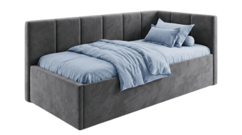 Bett Like 90 rechts Anthracite Cloud 97