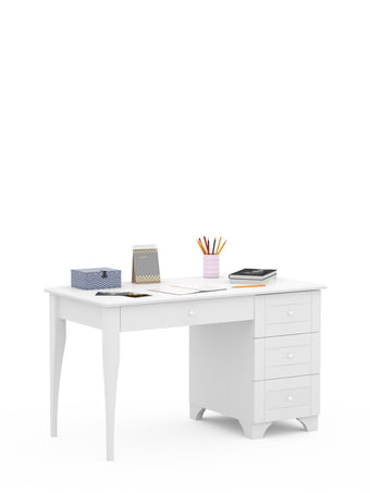 Schreibtisch 120 rechts Simple White