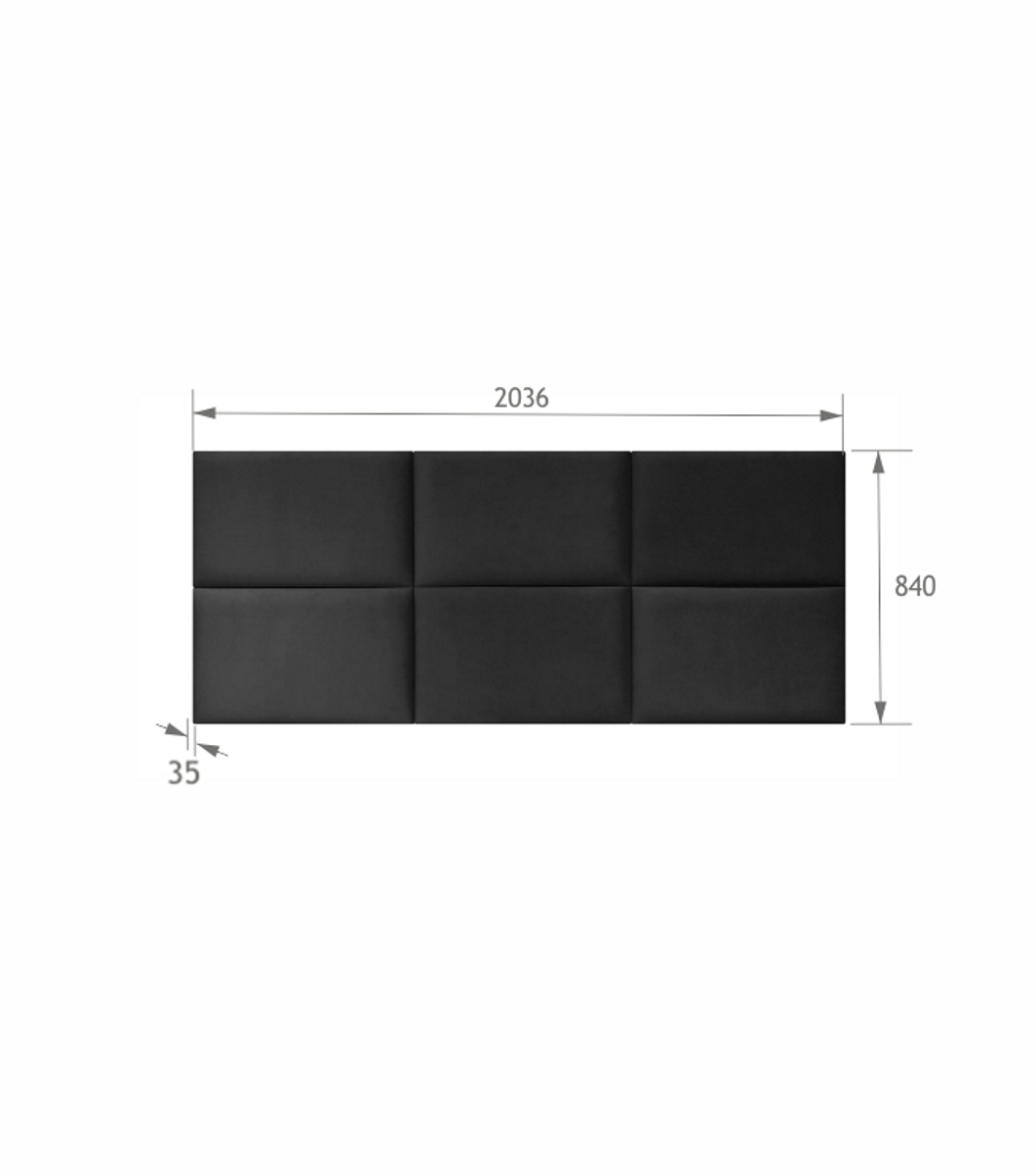 2-Panel 200 Black