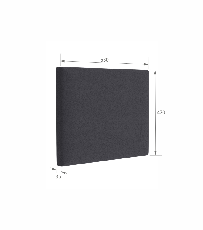 Single Panel 50 Anthracite