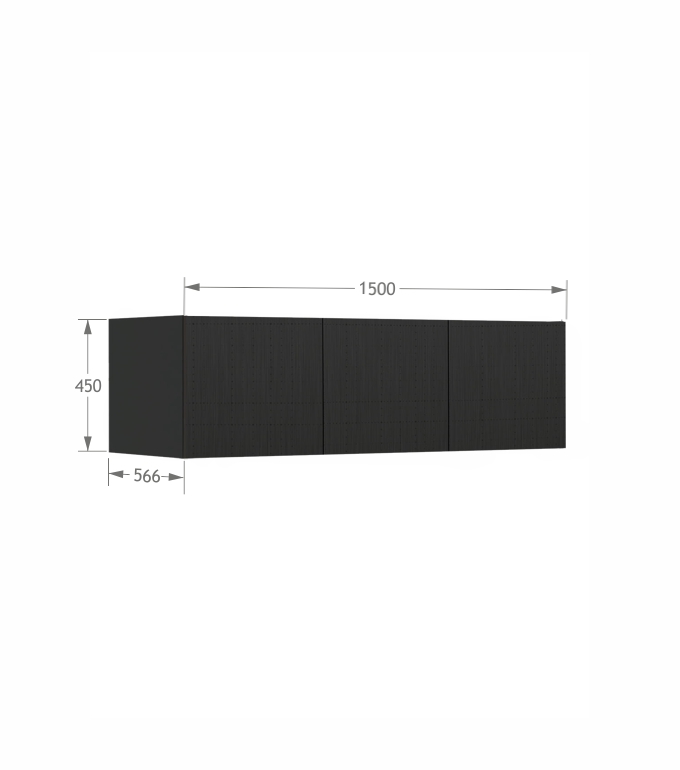 Nadstawka szafy 150 Dark