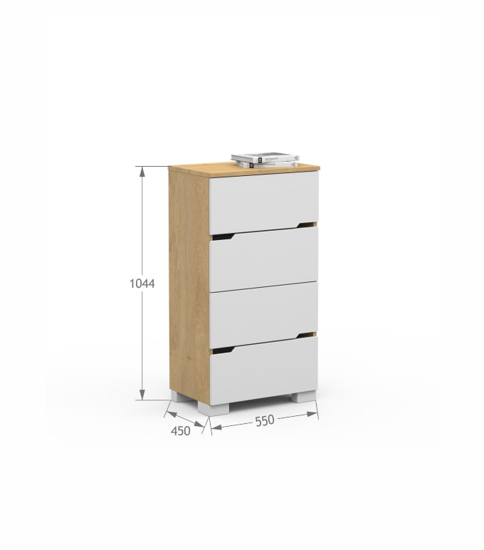 Komoda 55 UNI Oak