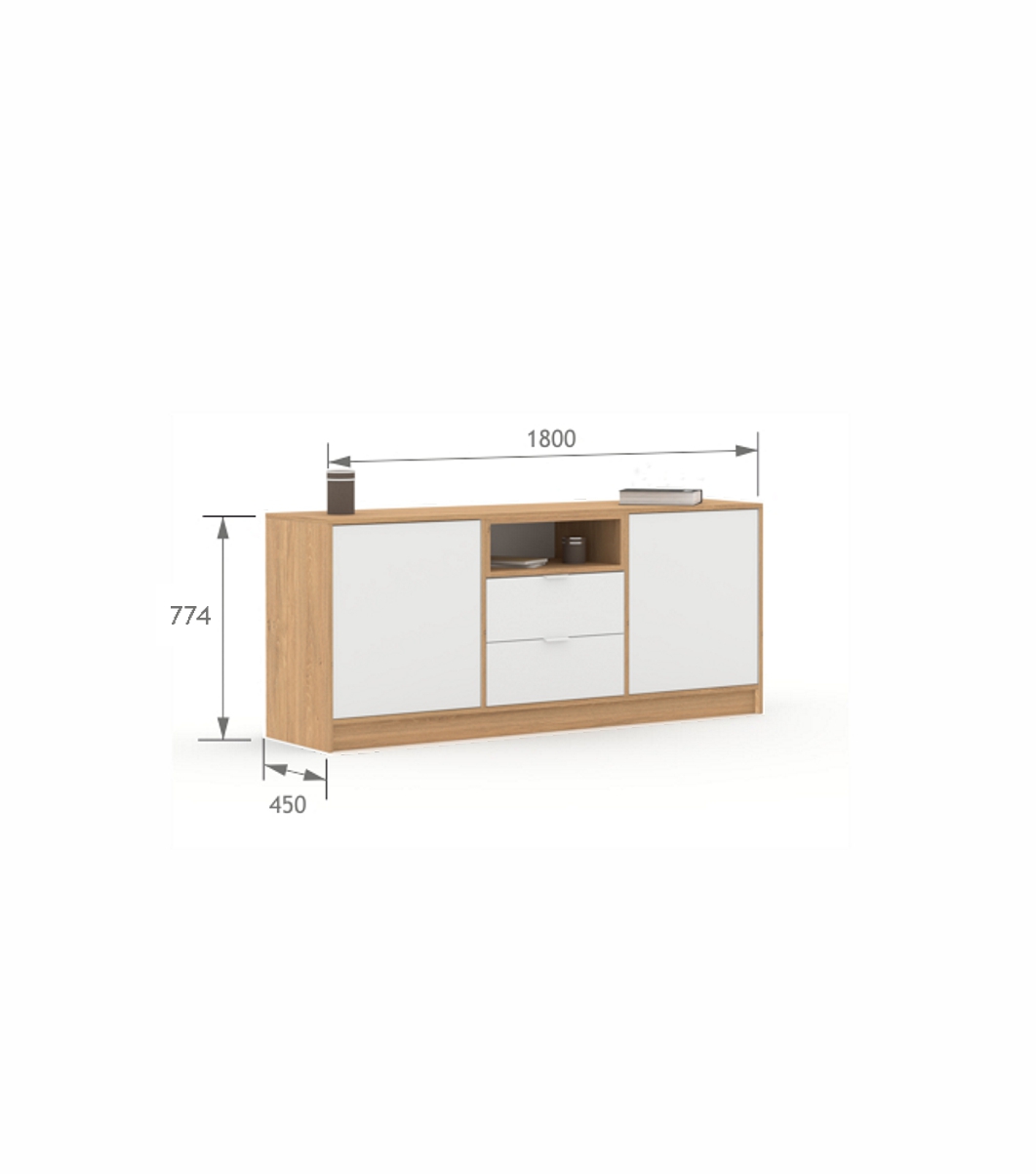 Komoda 180-2-45 White Oak