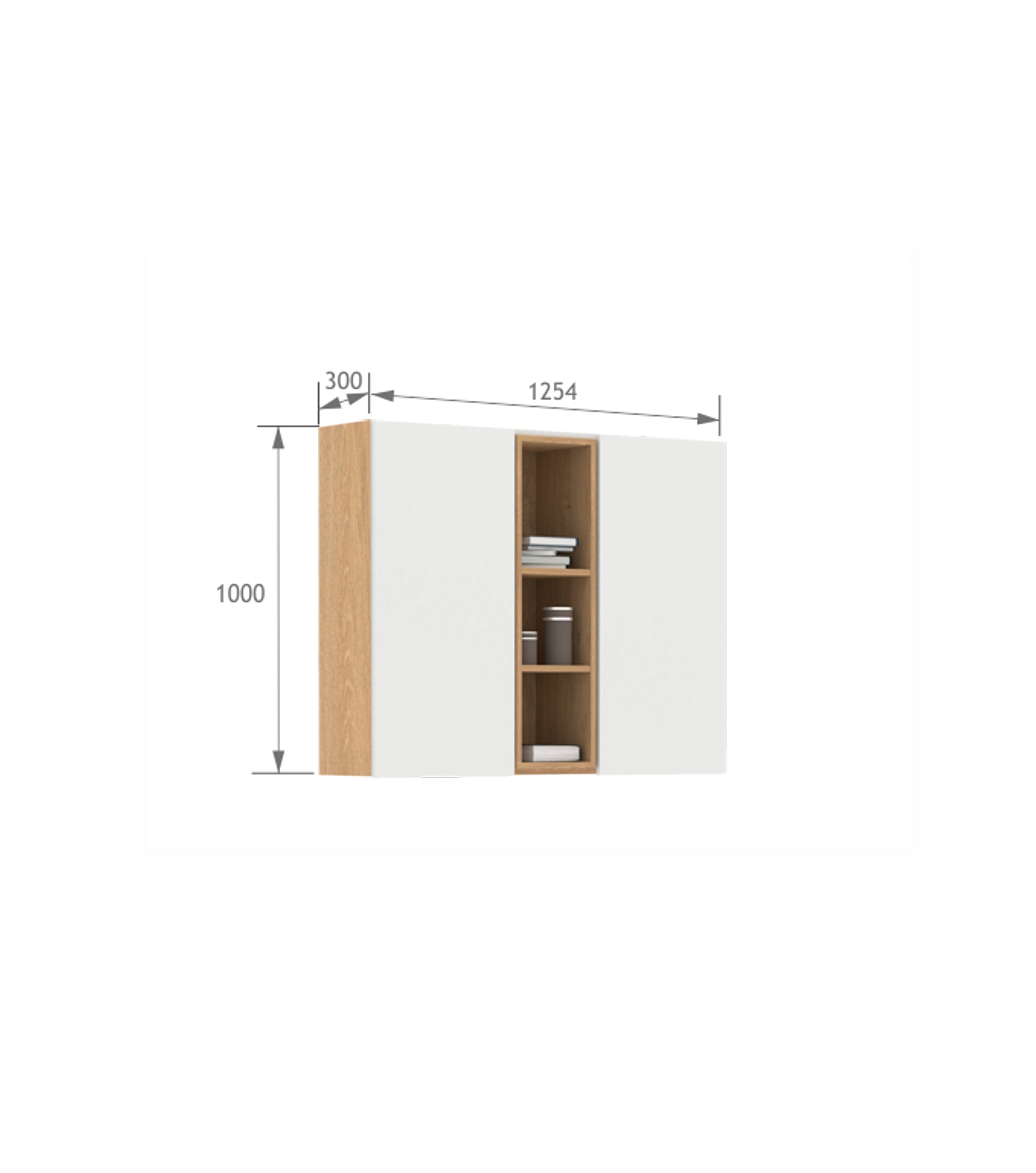 Szafka 1250-30 White Oak